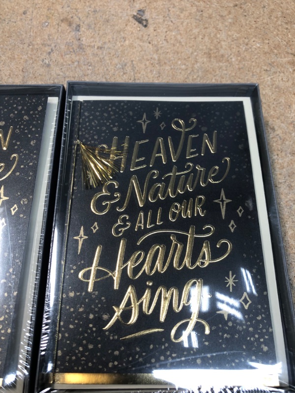 Photo 3 of 3 Pack Hallmark Boxed Religious Christmas Cards, Heaven and Nature Sing (12 Cards and 13 Envelopes)