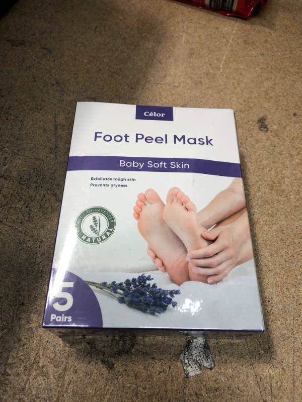 Photo 1 of Celor Foot Peel Mask 5 Pairs
Best Used By 05/16/2023