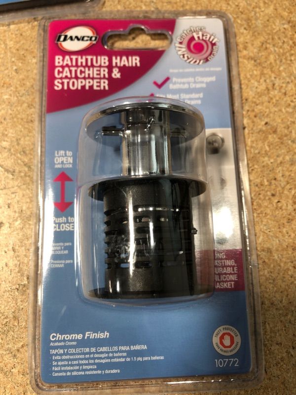 Photo 2 of 2-in-1 Bathtub Hair Catcher and Stopper
