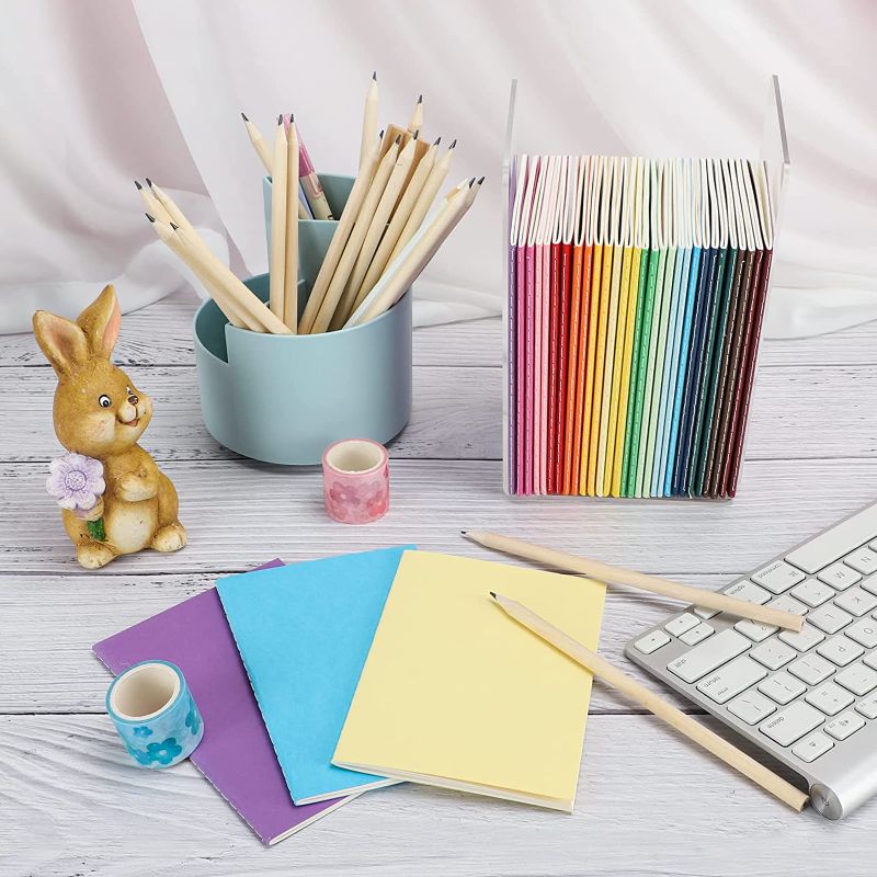 Photo 1 of BLANK BOOKS 32pcs Mini Notebooks Bulk, Small Pocket Notebook Blank Notepads, Journal Memo Notepad
