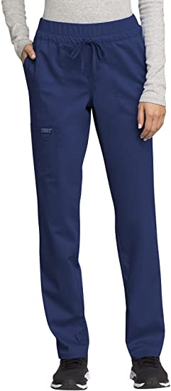 Photo 1 of Cherokee Workwear Revolution Women Scrubs Pant Mid Rise Tapered Leg Drawstring WW105
