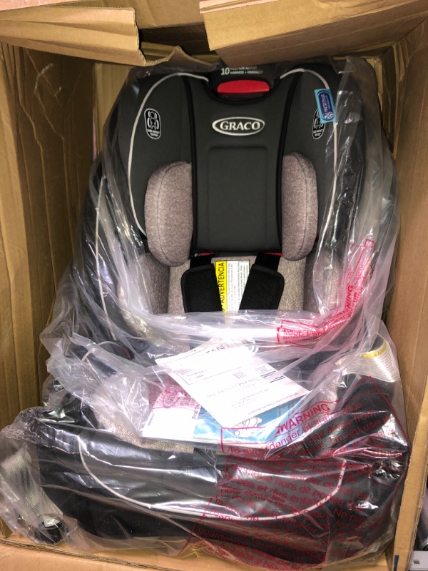 Photo 2 of Graco SlimFit 3 in 1 Car Seat -Slim & Comfy Design Saves Space in Your Back Seat, Darcie, One Size
