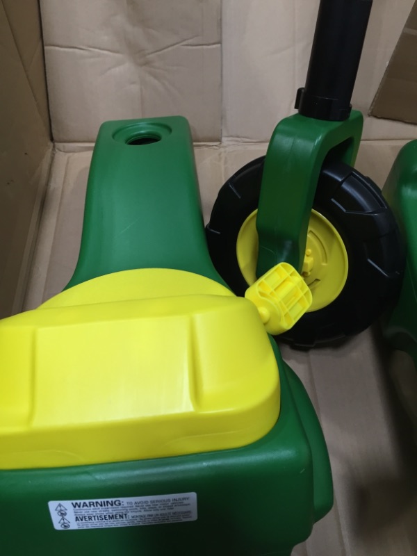 Photo 2 of John Deere Pedal Tractor and Wagon