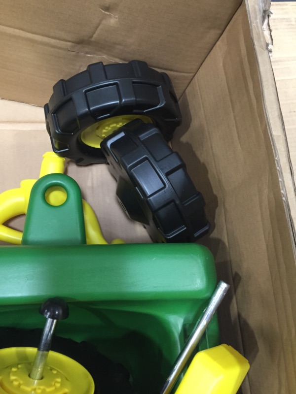 Photo 3 of John Deere Pedal Tractor and Wagon