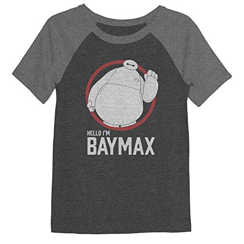 Photo 1 of Jumping Beans Boys 4-12 Hello I'm Baymax SS Tee 6 Gray
