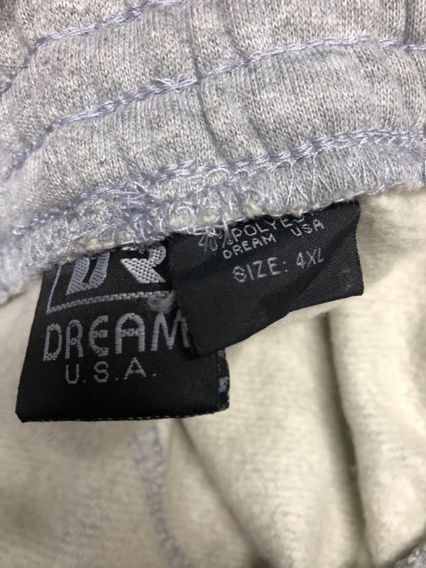 Photo 4 of DR dream usa quality fabric grey sweat pants 4XL