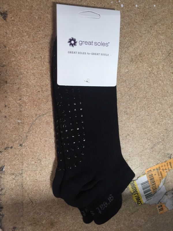 Photo 2 of Great Soles Tabbed Grip Socks for Men - Non Slip Yoga Socks for Pilates, Barre, Ballet and Everyday Wear
