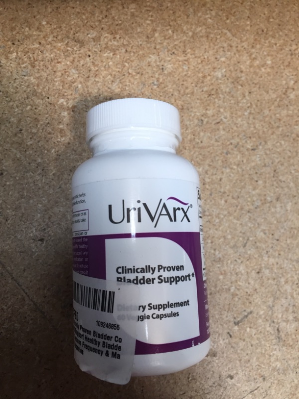 Photo 1 of **BB:10/2023* UriVArx® - Clinically Proven Bladder Control - Promote and Support Healthy Bladder Function, Help Reduce Frequency & Maintain Control – 60 Capsules
