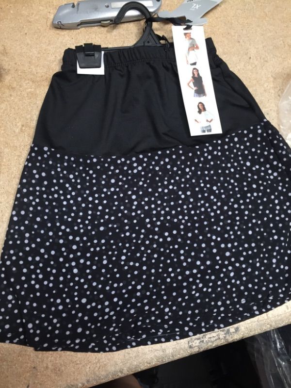 Photo 2 of Demdaco Women's Shirt Extender - Peek-a-Boo Polka-Dots- XL 
