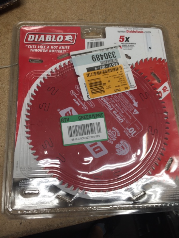 Photo 2 of 10 in. x 80-Tooth Ultra Finish Circular Saw Blade
