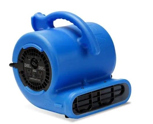 Photo 1 of 1/4 HP Air Mover Blower Fan for Water Damage Restoration Carpet Dryer Floor Home and Plumbing Use in Blue
