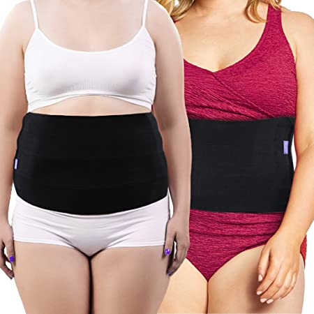 Photo 1 of Everyday Medical Plus Size Post Surgery Abdominal Binder I Bariatric Stomach Wrap I Hernia Support for Women and Men I Obesity Girdle Great for Liposuction, Postpartum, C-Section (2XL (38-62 in))
