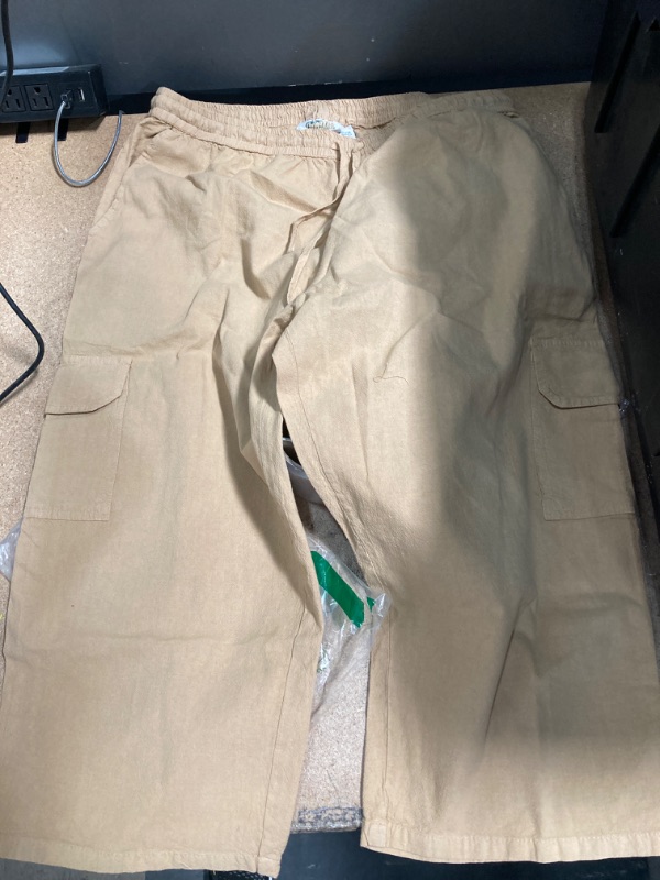 Photo 1 of Collections ETC. Beige 4 Pocket 3/4 Pants XL 
