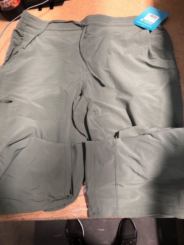 Photo 1 of COLUMBIA NWT CLIMBER CANYON ROLL UP GREEN PANTS XL 