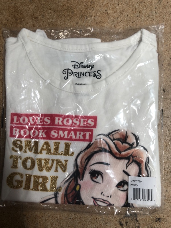 Photo 2 of Disney Belle Girl's Small Town Girl Pullover Summer Blouse Tee Shirt 5
