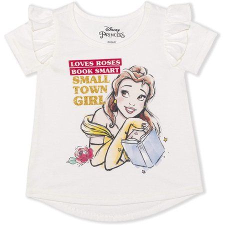 Photo 1 of Disney Belle Girl's Small Town Girl Pullover Summer Blouse Tee Shirt 5
