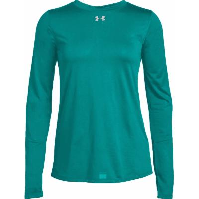 Photo 1 of Under Armour Women's Locker Long Sleeve  T-Shirt-teal-s
