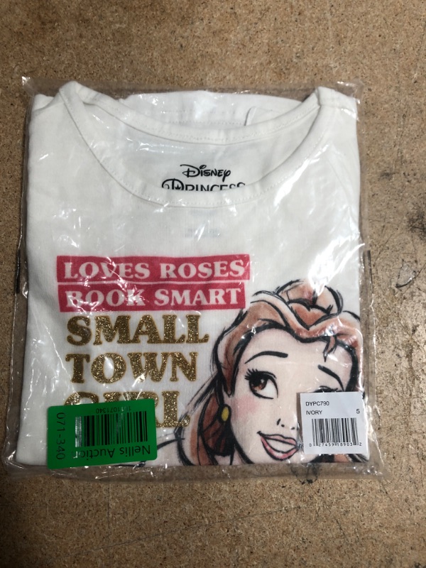 Photo 2 of Disney Belle Girl's Small Town Girl Pullover Summer Blouse Tee Shirt 5
