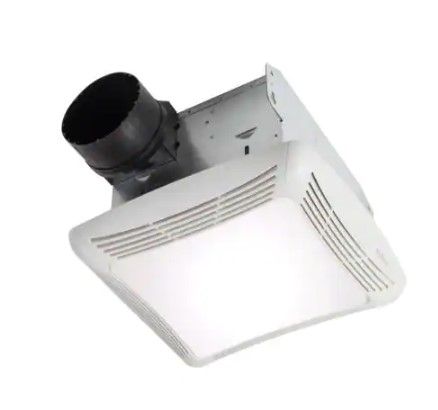 Photo 1 of Broan-NuTone
80 CFM Ceiling Bathroom Exhaust Fan with Light