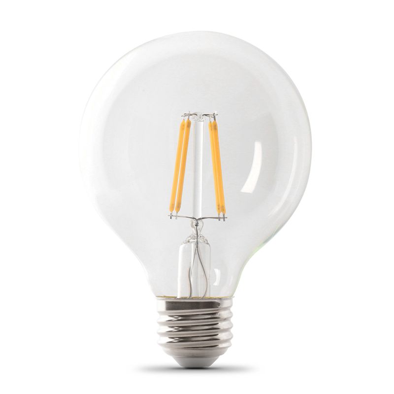 Photo 1 of 3009174 G25 E26 Medium Filament Daylight 100 Watt Equivalence LED Bulb, 3 per Pack
