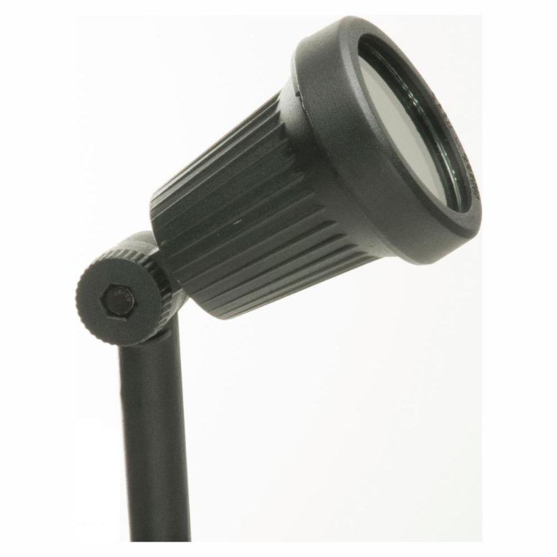 Photo 1 of Hampton Bay Low-Voltage 20-Watt Black Halogen Outdoor Landscape Flood Light
