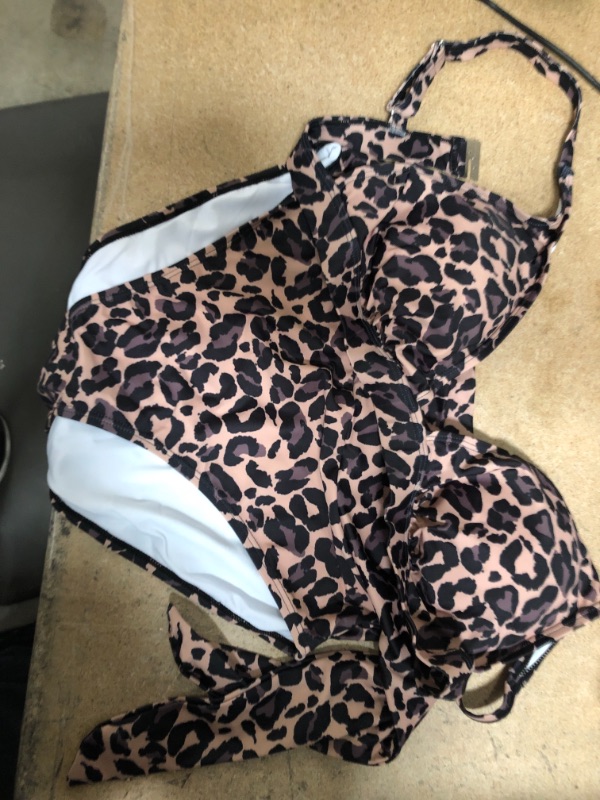 Photo 1 of 2-Piece Leopard Womens Bikini; 1L 