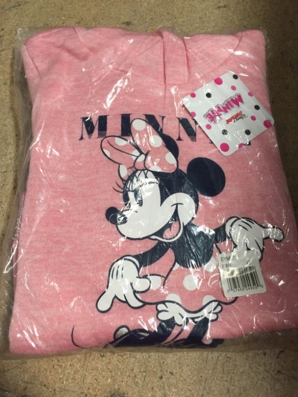 Photo 3 of 2T Minnie Mouse Toddler Girl Fleece Pullover Hoodie Sweatshirt & Leggings, 2pc Outfit Set (2T-4T)
