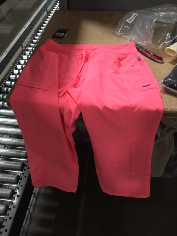 Photo 2 of Custom Cherokee Low-Rise Straight Leg Drawstring Pants Pink, size M
