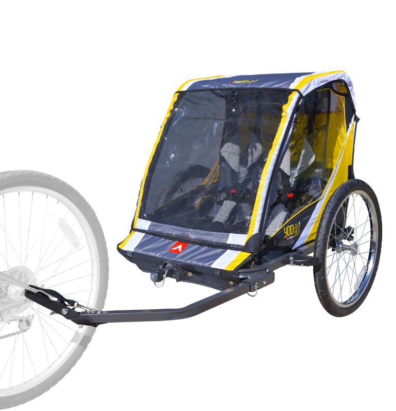 Photo 1 of Allen Sports Deluxe Steel 2-Child Bicycle Trailer and Stroller, S2
