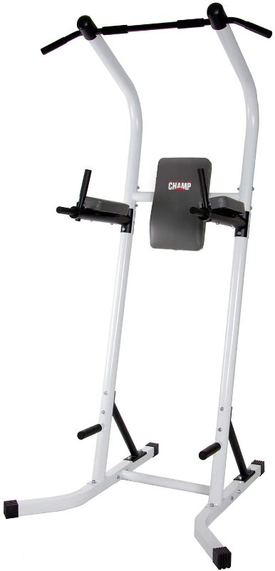 Photo 1 of Body Champ Fitness Power Tower, Gym Equipment for Home, Indoor Workout Equipment, Multi-Use Pull-Up Bar Station
