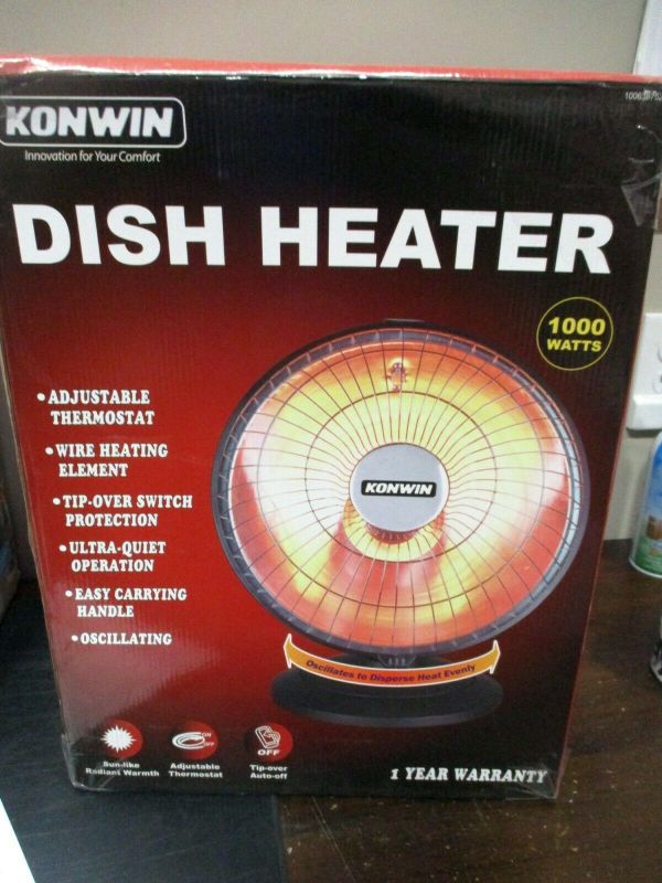 Photo 1 of (DOES NOT FUNCTION)KonWin Dish Heater Space Heater