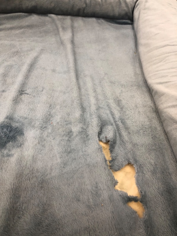 Photo 3 of (DAMAGED) DOG/PET BED BLUE 43" X 34"