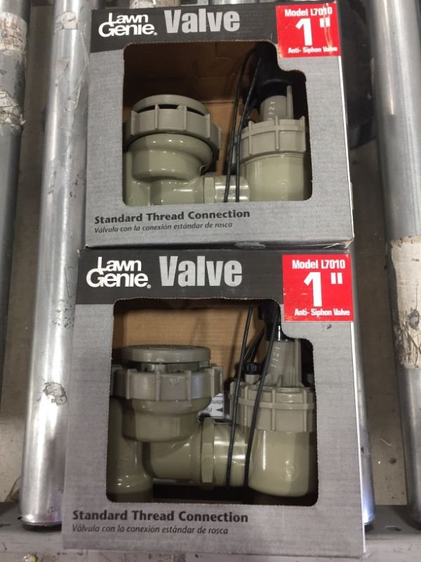 Photo 2 of 2 PACK Lawn Genie Anti-Siphon Valve 1 in. 150 PSI
