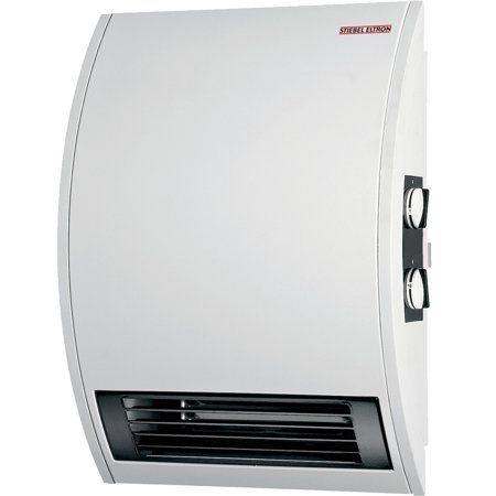 Photo 1 of ***DAMAGED INTERNALLY/PARTS ONLY*** Stiebel Eltron Wall-Mounted Electric Fan Heater with Timer CKT 15E 1500 W 120 V
