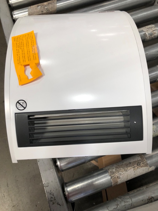 Photo 2 of ***DAMAGED INTERNALLY/PARTS ONLY*** Stiebel Eltron Wall-Mounted Electric Fan Heater with Timer CKT 15E 1500 W 120 V

