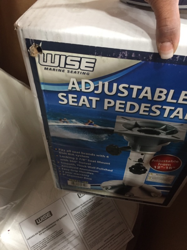 Photo 4 of Wise 8WD007-3-710 Deluxe Pilot Chair with Cushions and Mounting Plate,