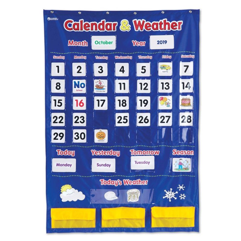 Photo 1 of Learning Resources Calendar and Weather Pocket Chart
