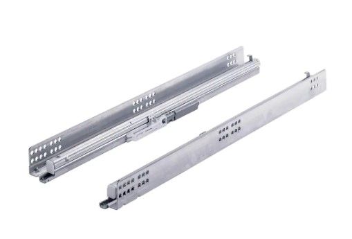 Photo 1 of 21 in. Full Extension Undermount Soft Close Drawer Slide Set 1-Pair (2 Pieces)
