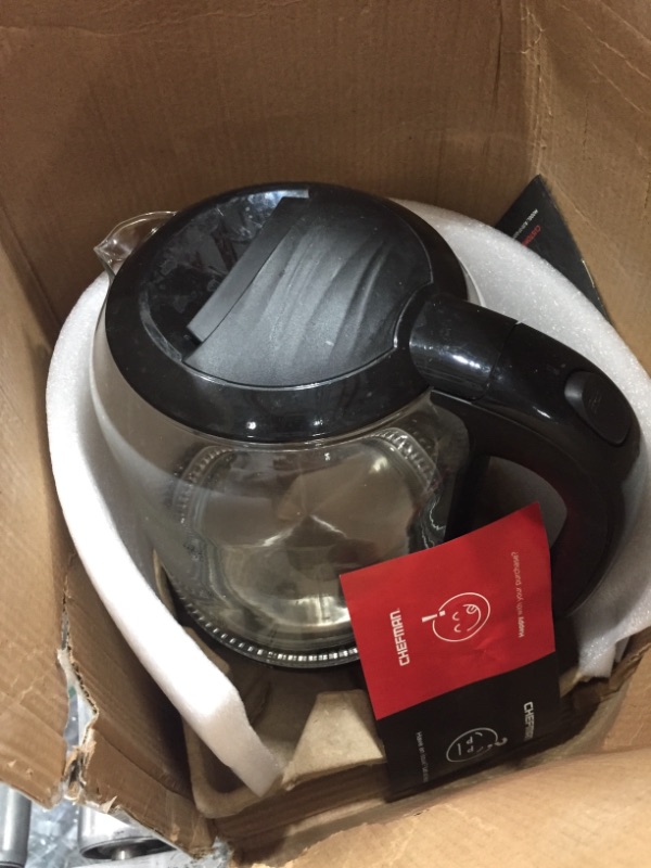 Photo 1 of Chefman 1.7L Glass Electric Kettle - Clear

