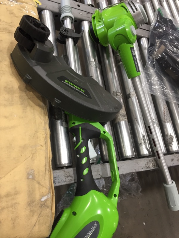 Photo 3 of Greenworks 40V 13" Cordless String Trimmer / Edger, 2.0Ah Battery and Charger Included
