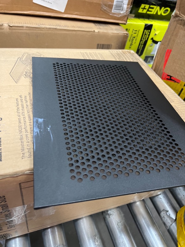 Photo 1 of Cooler Master NR200 SFF Small Form Factor Mini-ITX Case with Vented Panel, Triple-slot GPU, Tool-Free and 360 Degree Accessibility, Without PCI Riser
