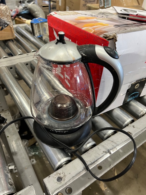 Photo 1 of Capresso 259 Water Kettle, 10" x 8.25" x 6.25", Polished Chrome
