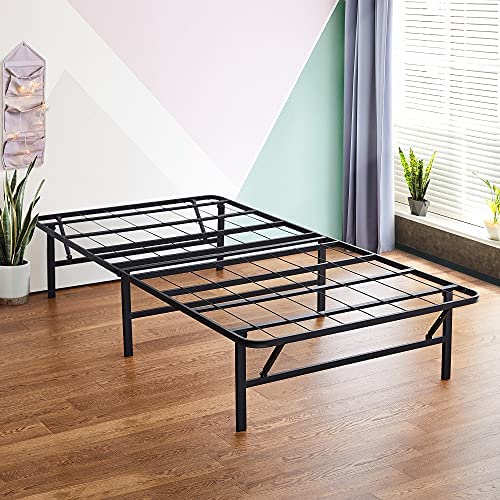 Photo 1 of 14 inch foldable metal platform bed frame twin