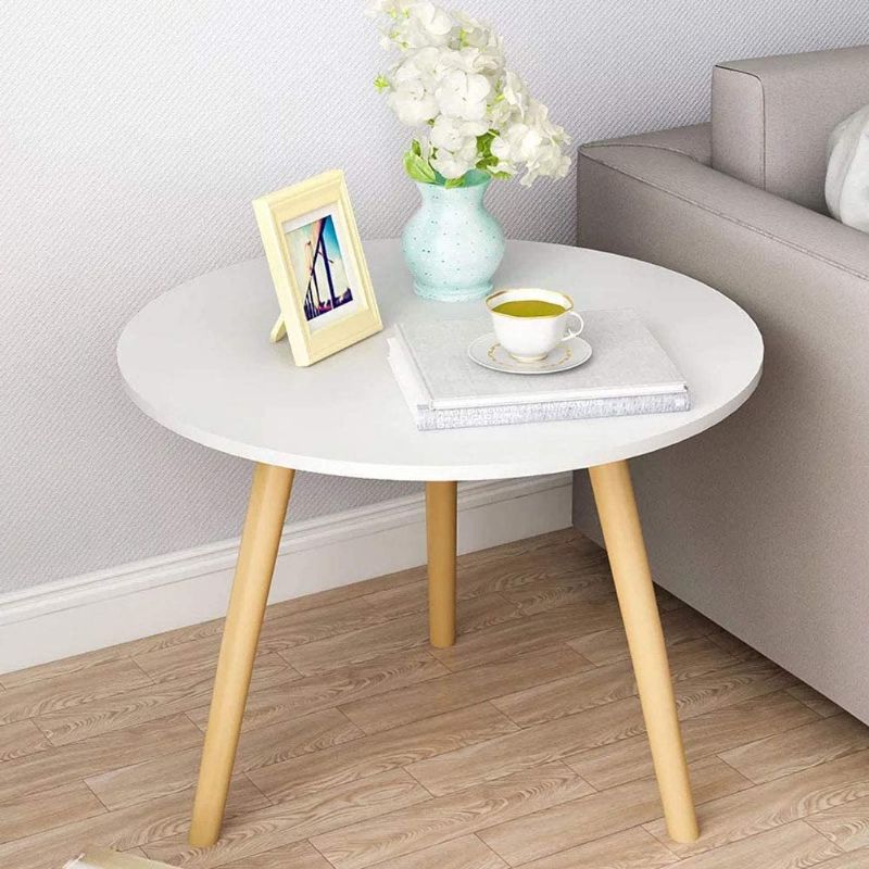 Photo 1 of *SIMILAR TO STOCK PHOTO*
Round Coffee End Table, JIFULI Modern Tea Side Table Furniture,Wooden Table with 3-Leg Pillar Deco Home Office Leisure Small Space Round Table White
