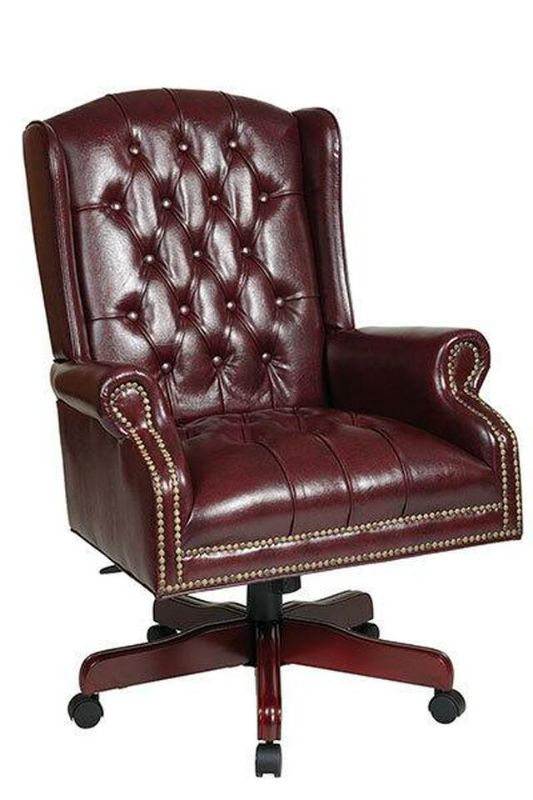 Photo 1 of *HARDWARE INCOMPLETE*
Office Star Deluxe High Back Traditional Executive Chair TEX220-JT4
