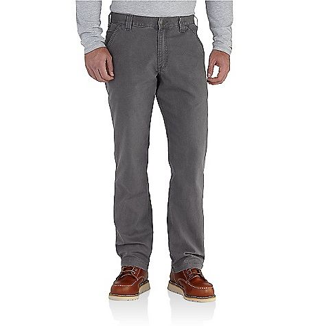 Photo 1 of Carhartt Rugged Flex Rigby Dungaree Pants for Men - Gravel - 40x34
