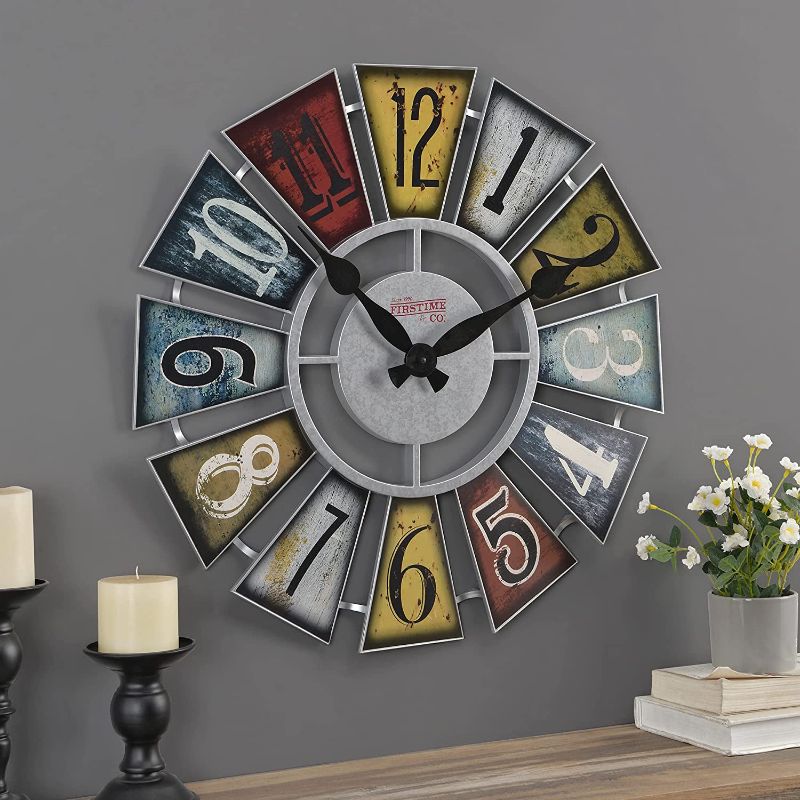 Photo 1 of 
First time numeral windmill clock