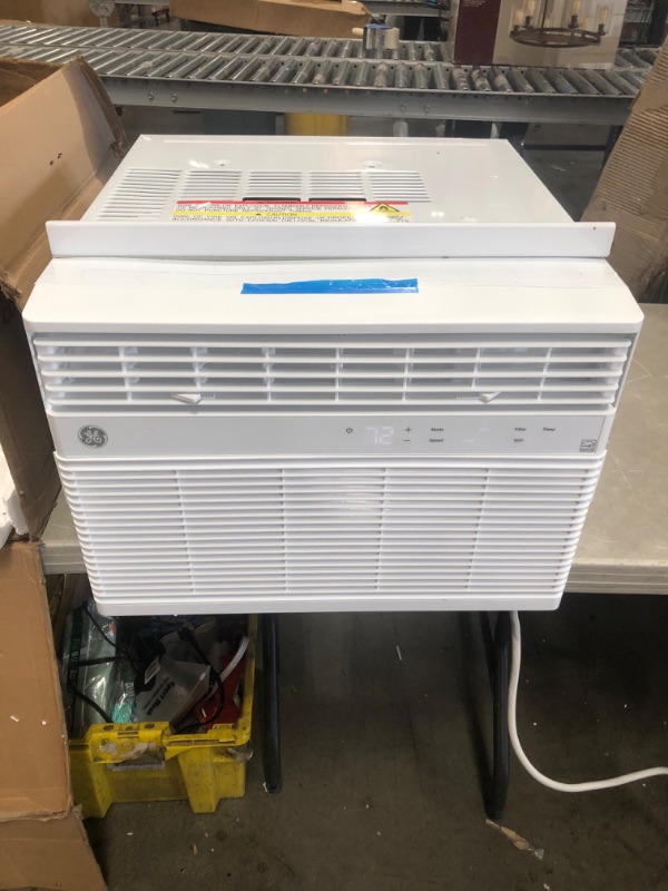 Photo 6 of GE Window Air Conditioner 14000 BTU, Wi-Fi Enabled, Energy-Efficient Cooling for Large Rooms, 14K BTU Window AC Unit with Easy Install Kit, Control Using Remote or Smartphone App
