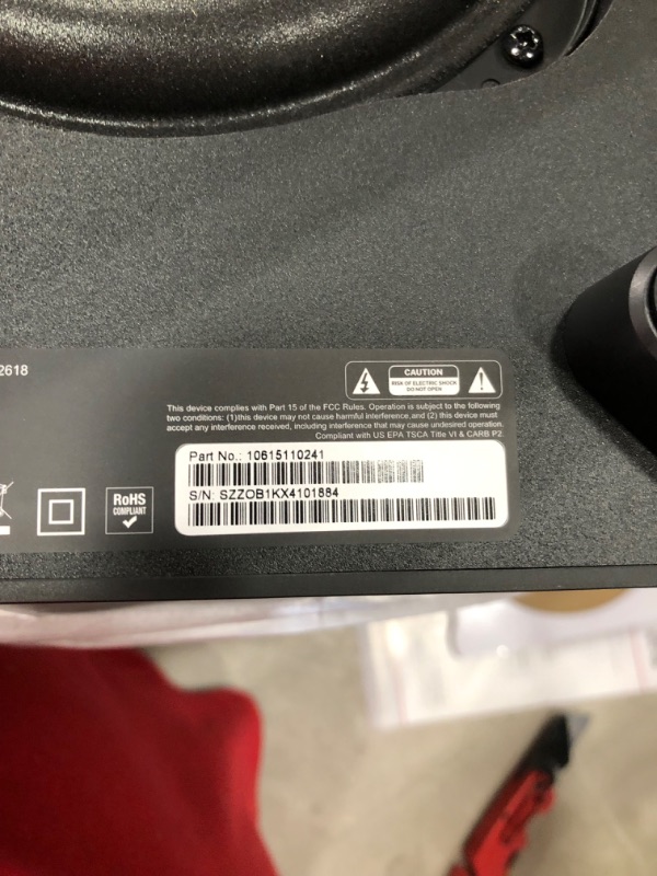 Photo 1 of VIZIO M-Series 5.1.2 Premium Sound Bar with Dolby Atmos, DTS:X, Bluetooth, Wireless Subwoofer, Voice Assistant Compatible, Includes Remote Control - M512a-H6
