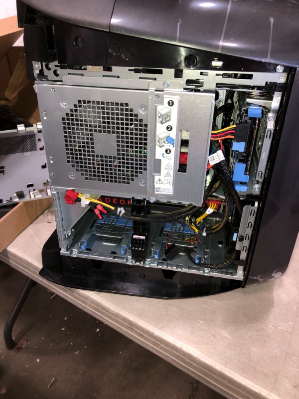 Photo 15 of Alienware Aurora R10 Liquid Cooled Gaming Desktop - AMD Ryzen 9 5900, 32GB DDR4 XMP HyperX Fury RAM, 2TB SDD + 2TB HDD, Wi-Fi 6, VR Ready, AMD Radeon RX 6800 XT 16GB GDDR6, Windows 11 Home - Black
